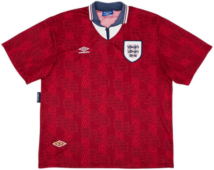 1993-95 England Away Shirt - 4/10 - (XXL)