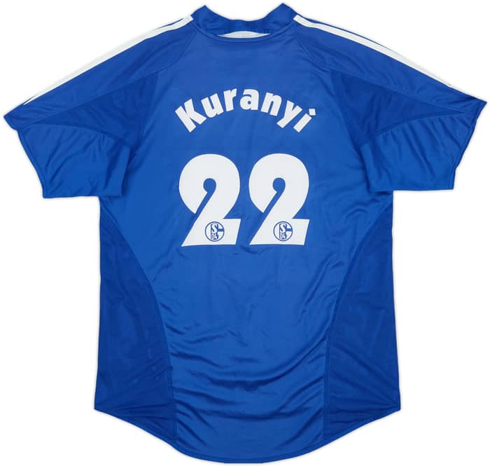 2004-05 Schalke Home Shirt Kuranyi #22 - 7/10 - (XL.Boys)