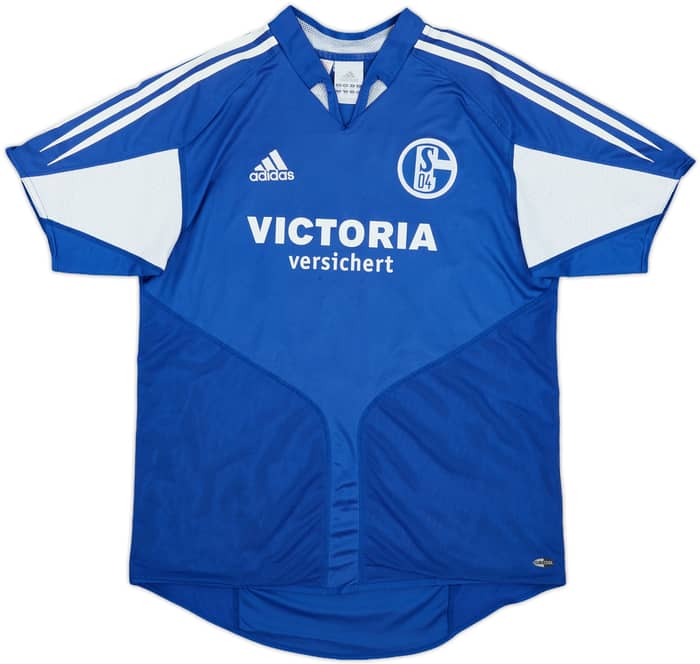 2004-05 Schalke Home Shirt Kuranyi #22 - 7/10 - (XL.Boys)