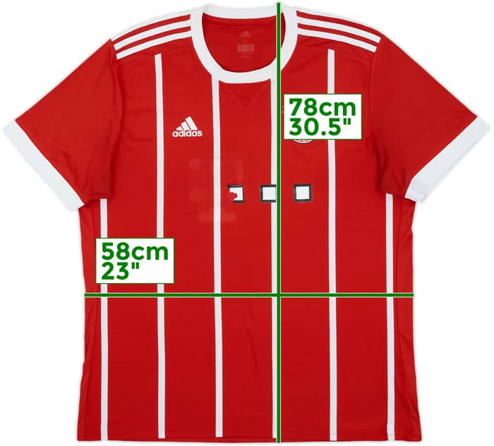 2017-18 Bayern Munich Home Shirt - 4/10 - (XL)