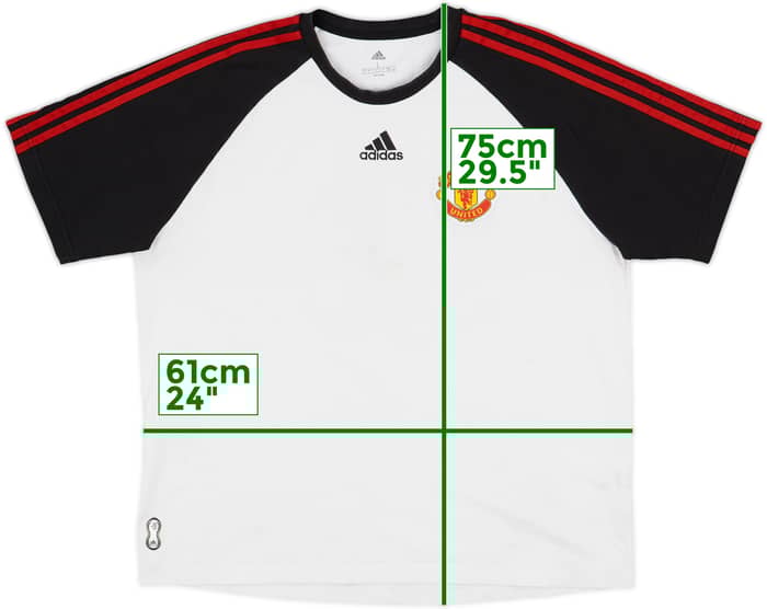 2021-22 Manchester United adidas Teamgeist Leisure Tee - 7/10 - (L)