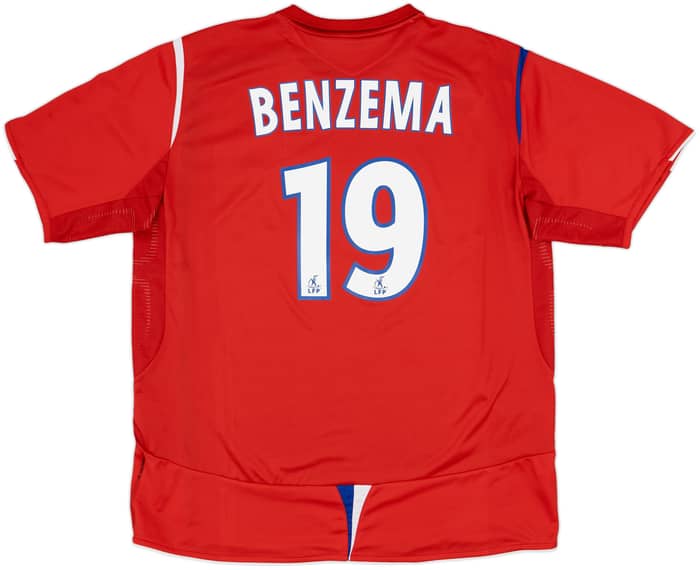 2005-06 Lyon Away Shirt Benzema #19 - 6/10 - (XXL)