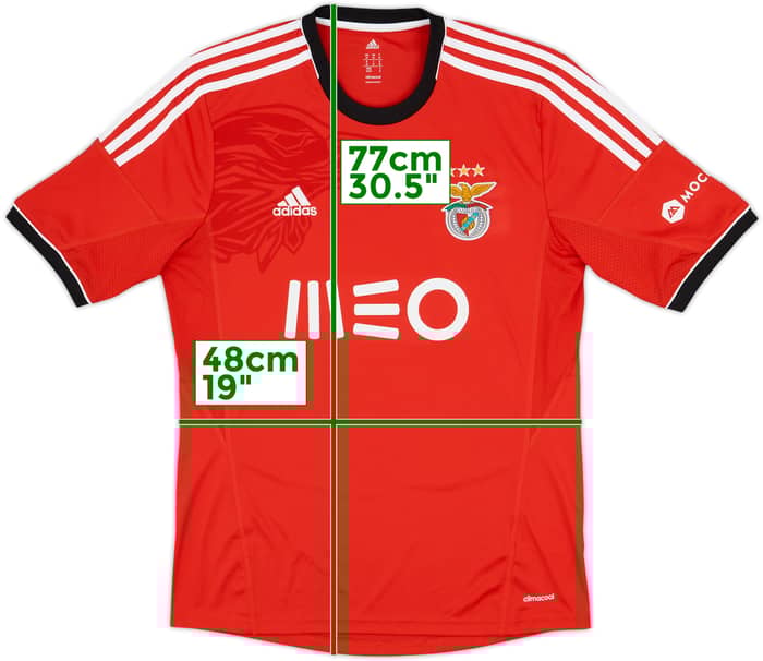 2013-14 Benfica Home Shirt - 9/10 - (M)