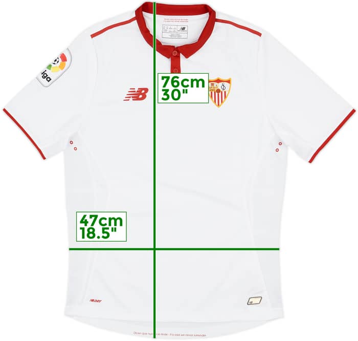 2016-17 Sevilla Home Shirt - 10/10 - (M)