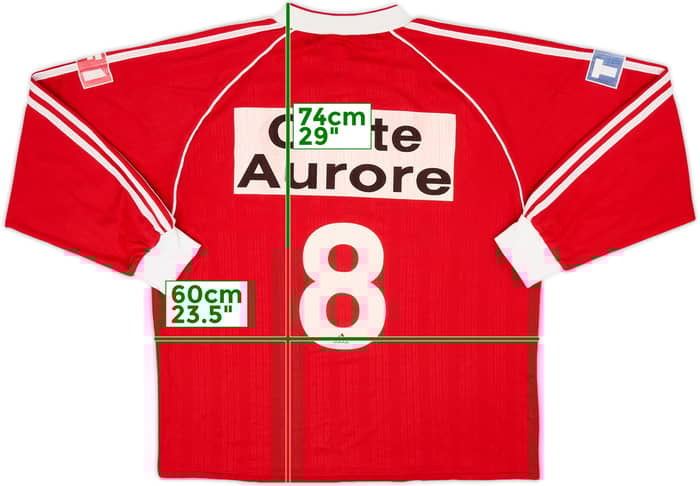 1990s Coupe de France L/S Shirt #8 - 6/10 - (XL)