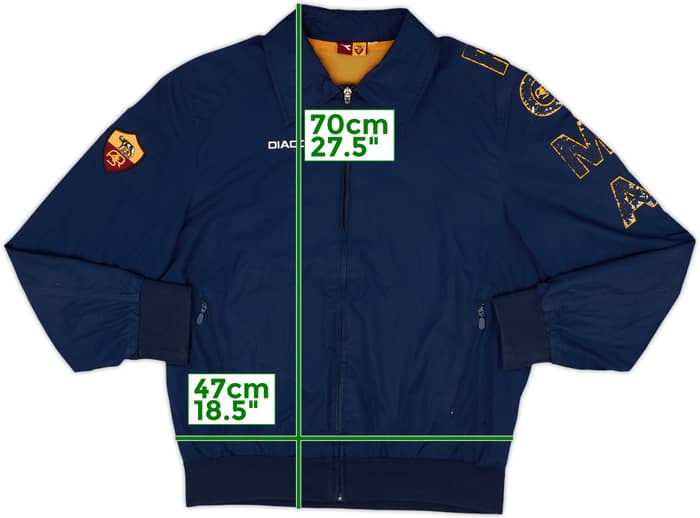 2005-06 Roma Diadora Track Jacket - 5/10 - (M)