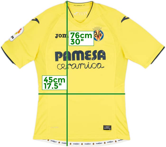 2016-17 Villarreal Home Shirt - 5/10 - (M)