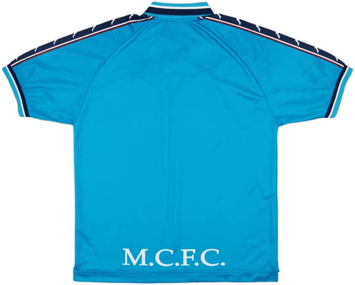 1997-99 Manchester City Home Shirt - 9/10 - (XL.Boys)