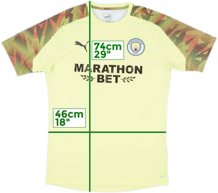 2019-20 Manchester City Puma Training Shirt - 8/10 - (M)