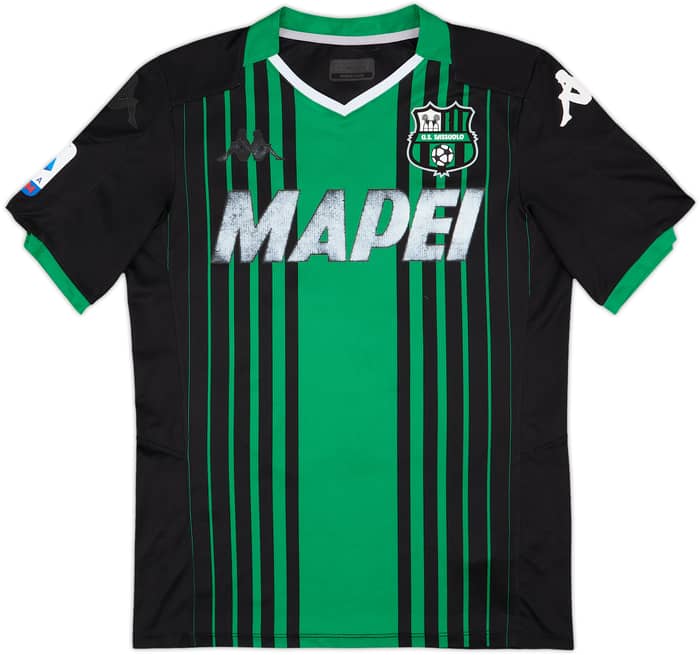 2019-20 Sassuolo Authentic Home Shirt Berardi #25 - 4/10 - (M)