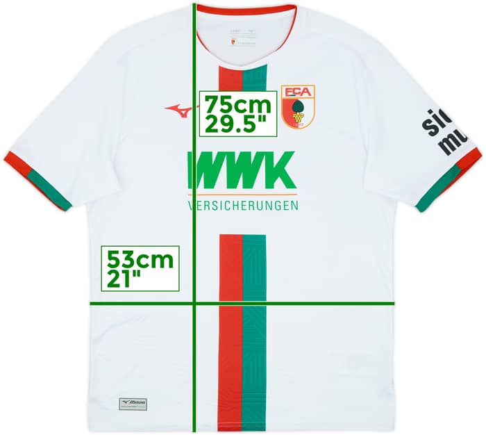 2023-24 Augsburg Home Shirt Okugawa #14 - 7/10 - (L)