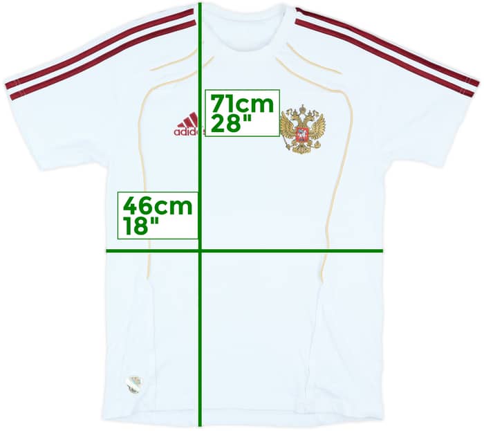 2009-10 Russia adidas Cotton Tee - 7/10 - (S/M)