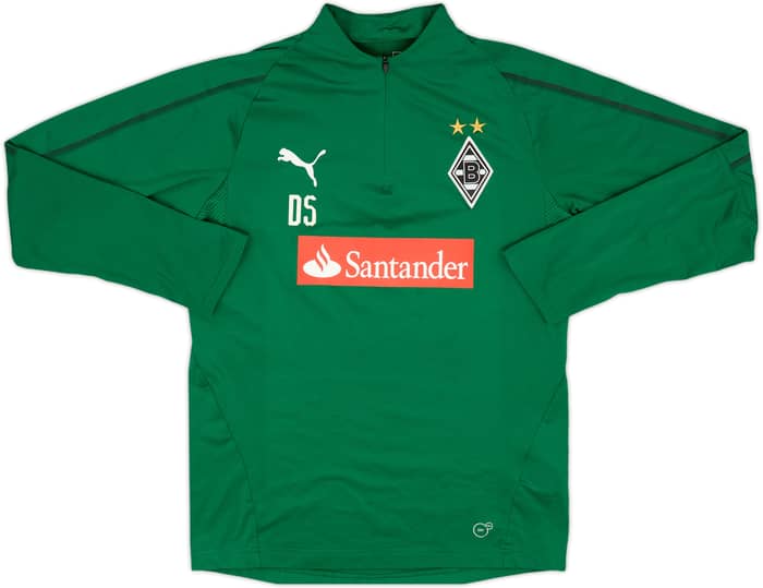 2018-19 Borussia Monchengladbach Puma Staff Issue 1/4 Zip Drill Top 'DS' - 9/10 - (L.Boys)