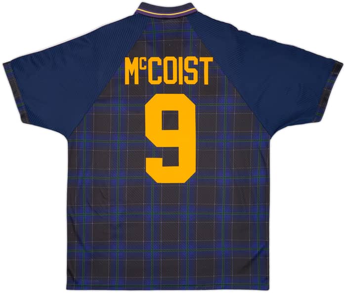 1994-96 Scotland Home Shirt McCoist #9 - 8/10 - (XL)