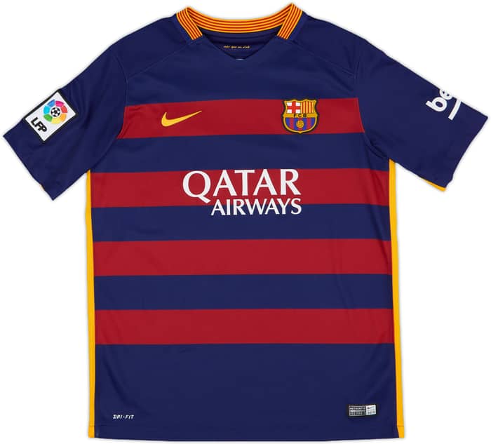 2015-16 Barcelona Home Shirt - 9/10 - (XL.Boys)