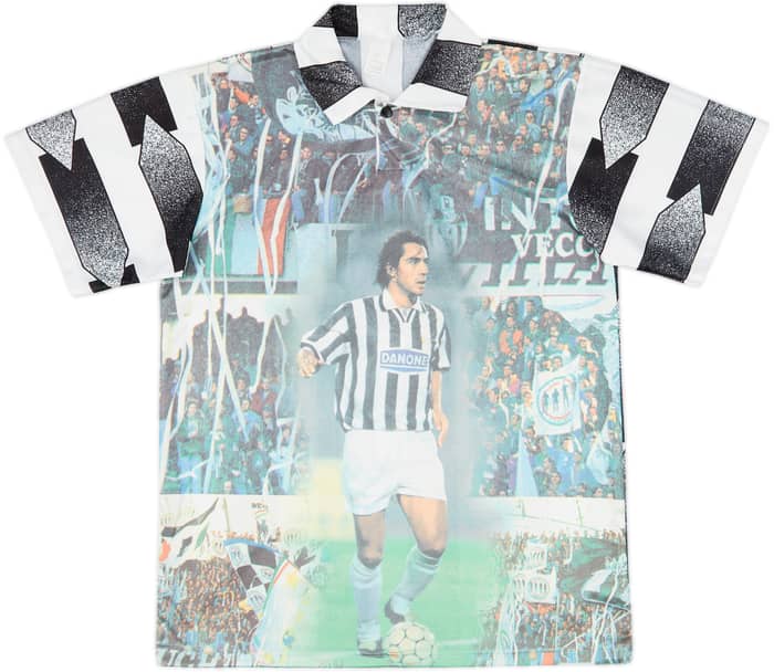 1994-95 Juventus Graphic Shirt Paulo Sousa #6 - 9/10 - (XL)