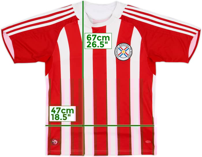 2008-09 Paraguay Home Shirt - 5/10 - (M)