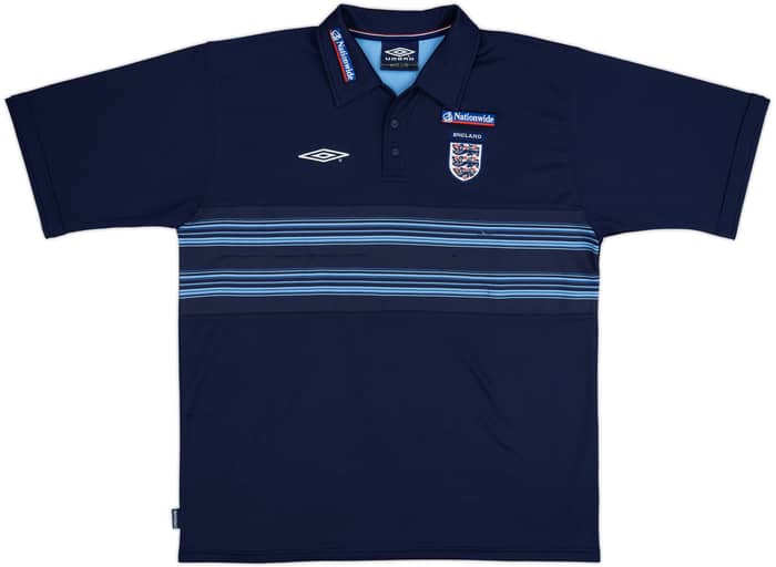 2002-04 England Umbro Polo Shirt - 9/10 - (XL)