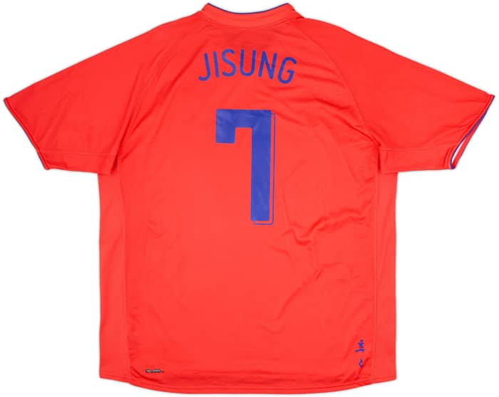 2006-08 South Korea Home Shirt Ji Sung #7 - 5/10 - (XXL)
