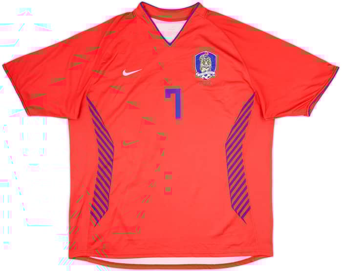 2006-08 South Korea Home Shirt Ji Sung #7 - 5/10 - (XXL)