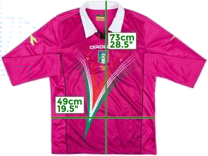 2012-13 Italy Diadora Referee L/S Shirt - 6/10 - (S)