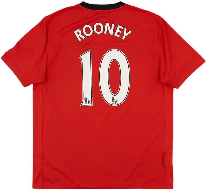 2009-10 Manchester United Home Shirt Rooney #10 - 6/10 - (L)
