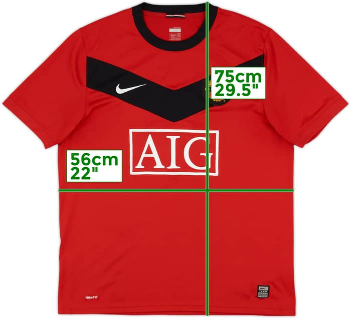 2009-10 Manchester United Home Shirt Rooney #10 - 6/10 - (L)