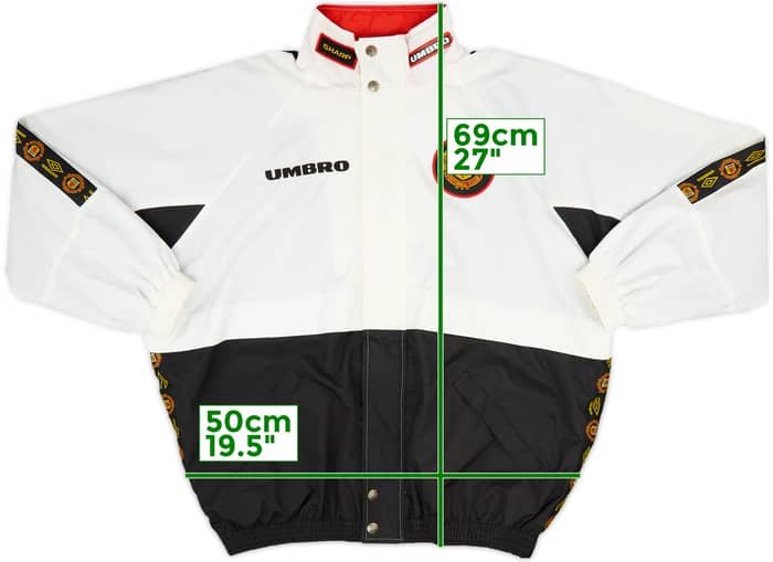 1996-97 Manchester United Umbro Track Jacket - 8/10 - (XL)