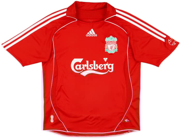 2006-08 Liverpool Home Shirt Torres #9 - 9/10 - (L.Boys)