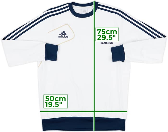 2012-13 Chelsea adidas Sweat Top - 6/10 - (M/L)