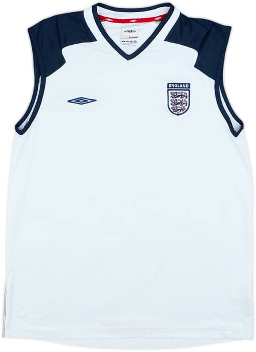 2006-07 England Umbro Training Vest - 8/10 - (L)