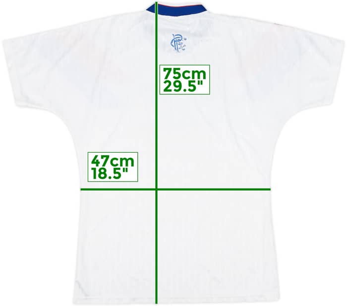1990-92 Rangers Away Shirt - 6/10 - (M)
