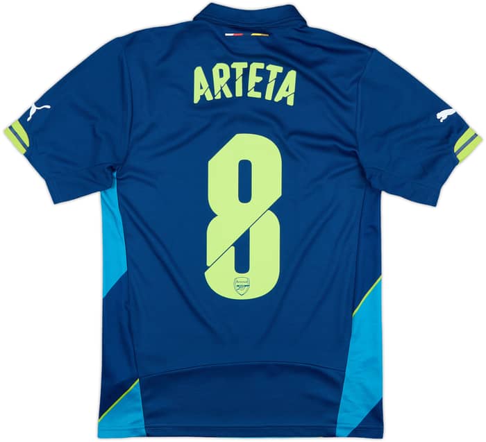 2014-15 Arsenal Third Shirt Arteta #8 - 8/10 - (XS)