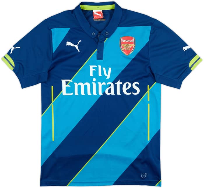 2014-15 Arsenal Third Shirt Arteta #8 - 8/10 - (XS)
