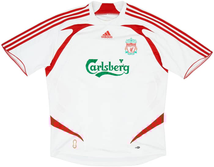 2007-08 Liverpool Away Shirt Gerrard #8 - 6/10 - (L)