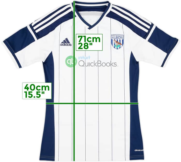 2014-15 West Brom Home Shirt Brunt #11 - 8/10 - (S)