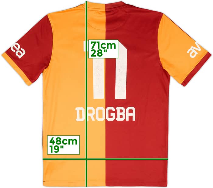 2013-14 Galatasaray Home Shirt Drogba #11 - 5/10 - (M)