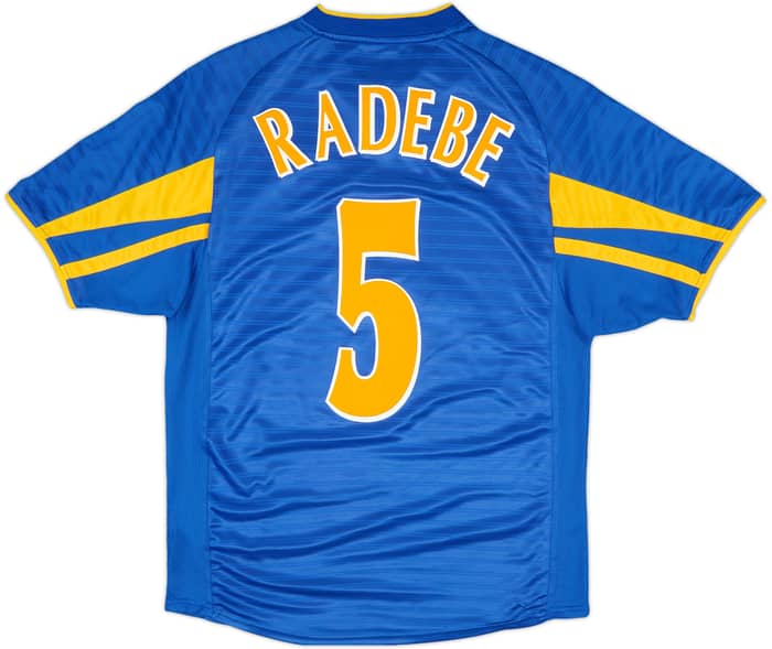 2001-03 Leeds United Away Shirt Radebe #5 - 7/10 - (S)