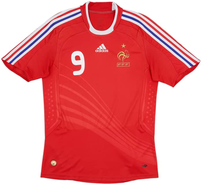 2007-08 France Away Shirt Benzema #9 - 5/10 - (S)