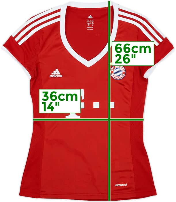 2013-14 Bayern Munich Home Shirt - 8/10 - (Women's S)