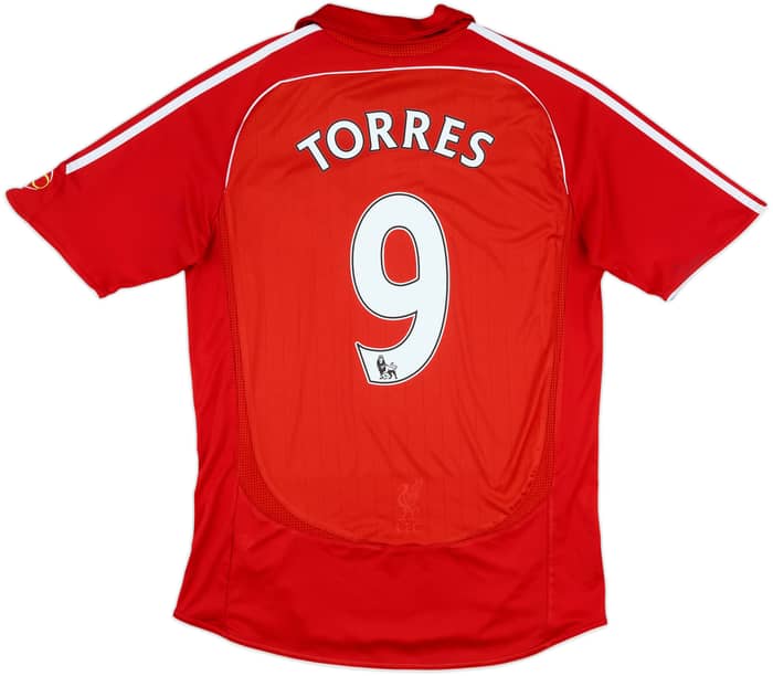 2006-08 Liverpool Home Shirt Torres #9 - 5/10 - (M)