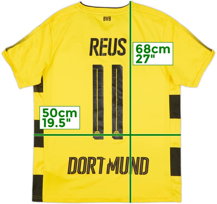 2017-18 Borussia Dortmund Home Shirt Reus #11 - 4/10 - (XL.Boys)