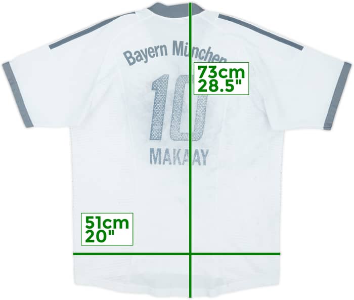 2002-03 Bayern Munich Away Shirt Makaay #10 - 4/10 - (XL.Boys)