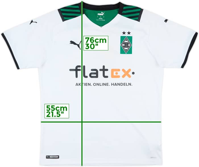 2021-22 Borussia Monchengladbach Home Shirt - 7/10 - (L)