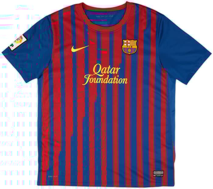 2011-12 Barcelona Home Shirt - 9/10 - (XL.Boys)
