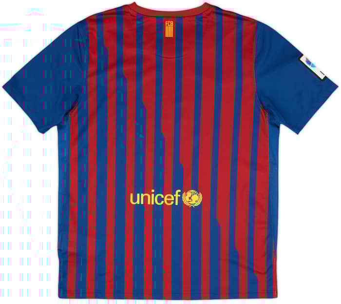 2011-12 Barcelona Home Shirt - 9/10 - (XL.Boys)