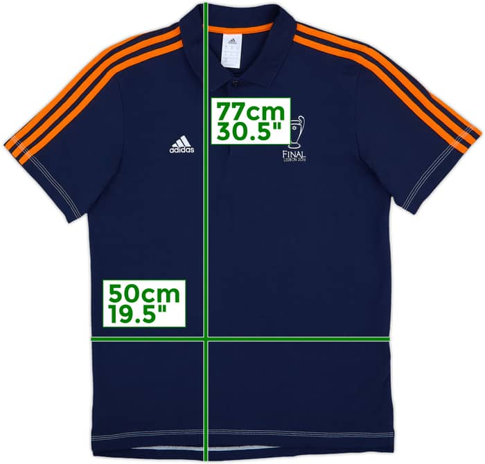2013-14 adidas Champions League Final 'Lisbon 2014' Polo Shirt - 8/10 - (M)
