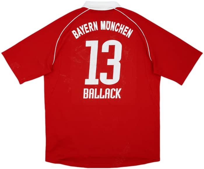 2005-06 Bayern Munich Home Shirt Ballack #13 - 5/10 - (XL)