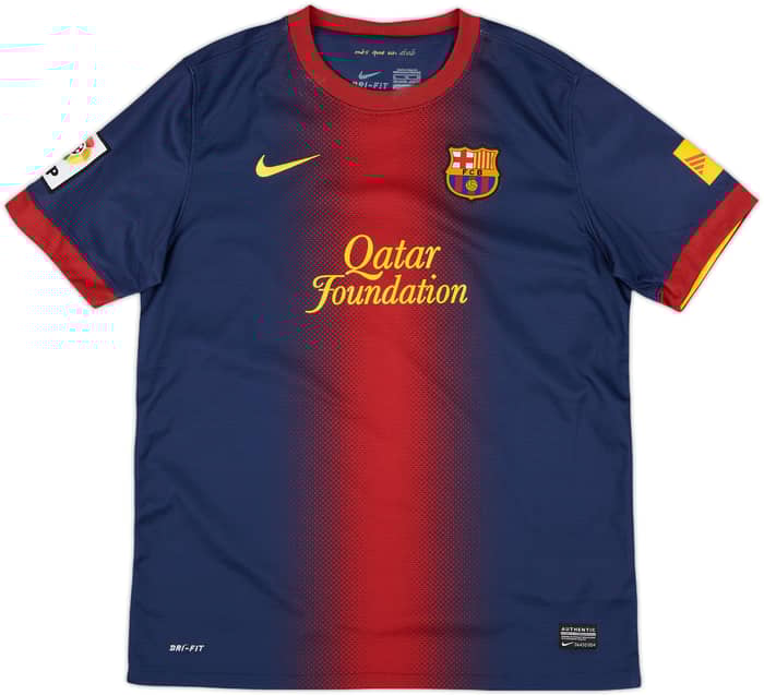 2012-13 Barcelona Home Shirt - 7/10 - (XL.Boys)