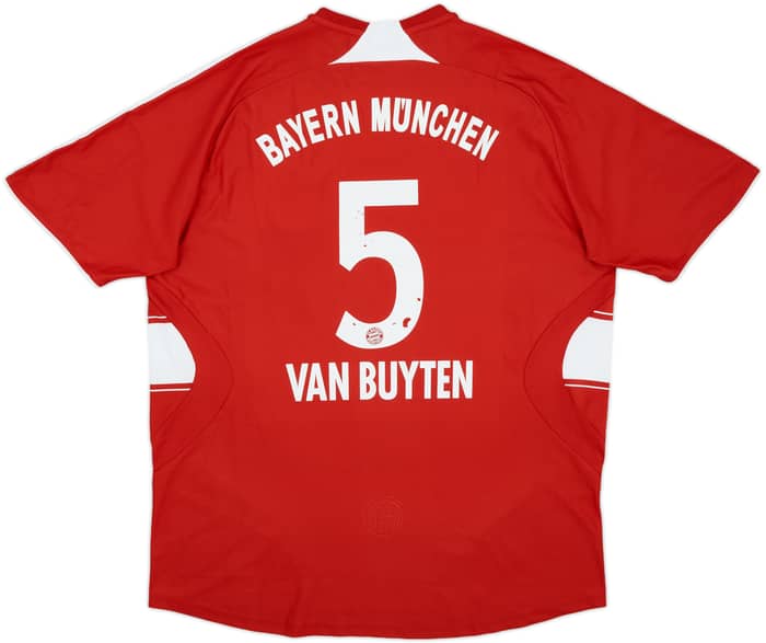 2007-08 Bayern Munich Home Shirt Van Buyten #5 - 6/10 - (XL)